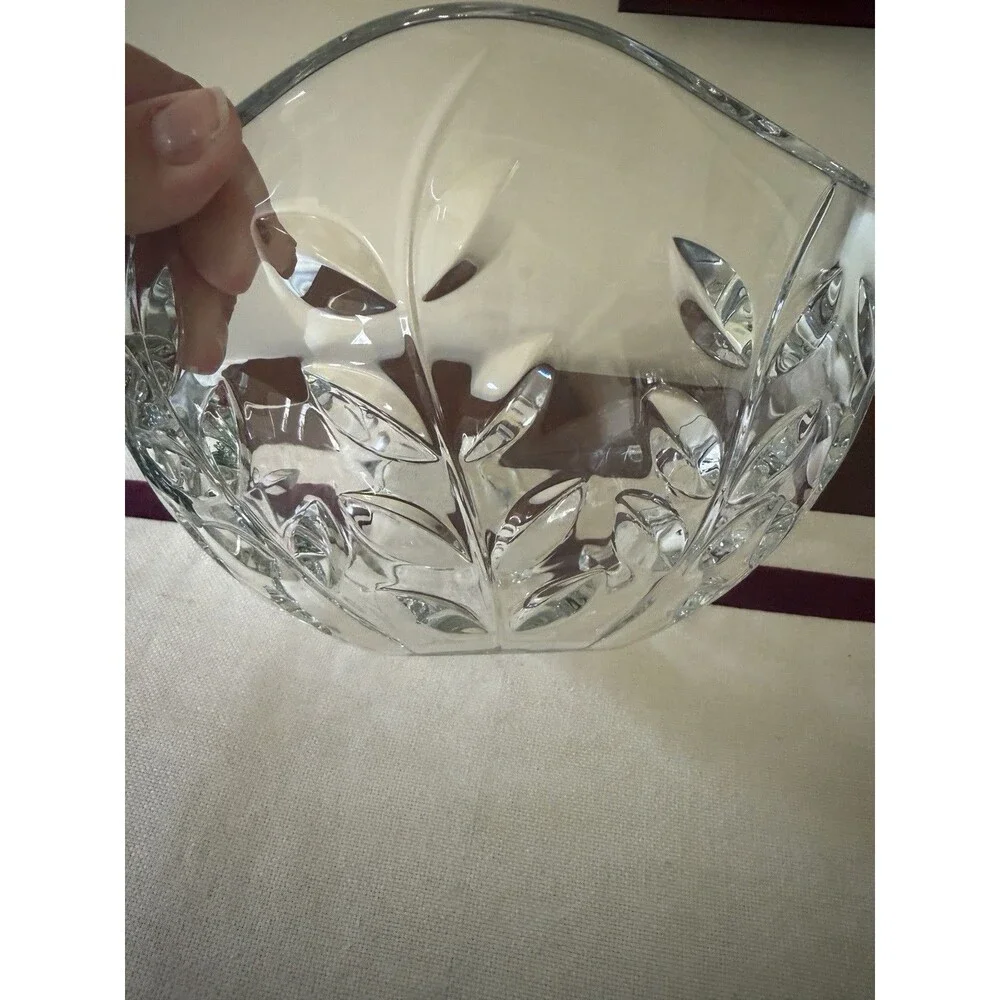 Vintage Tiffany & Co. Crystal Floral Vine Bowl with Josef Riedel in Orig Box